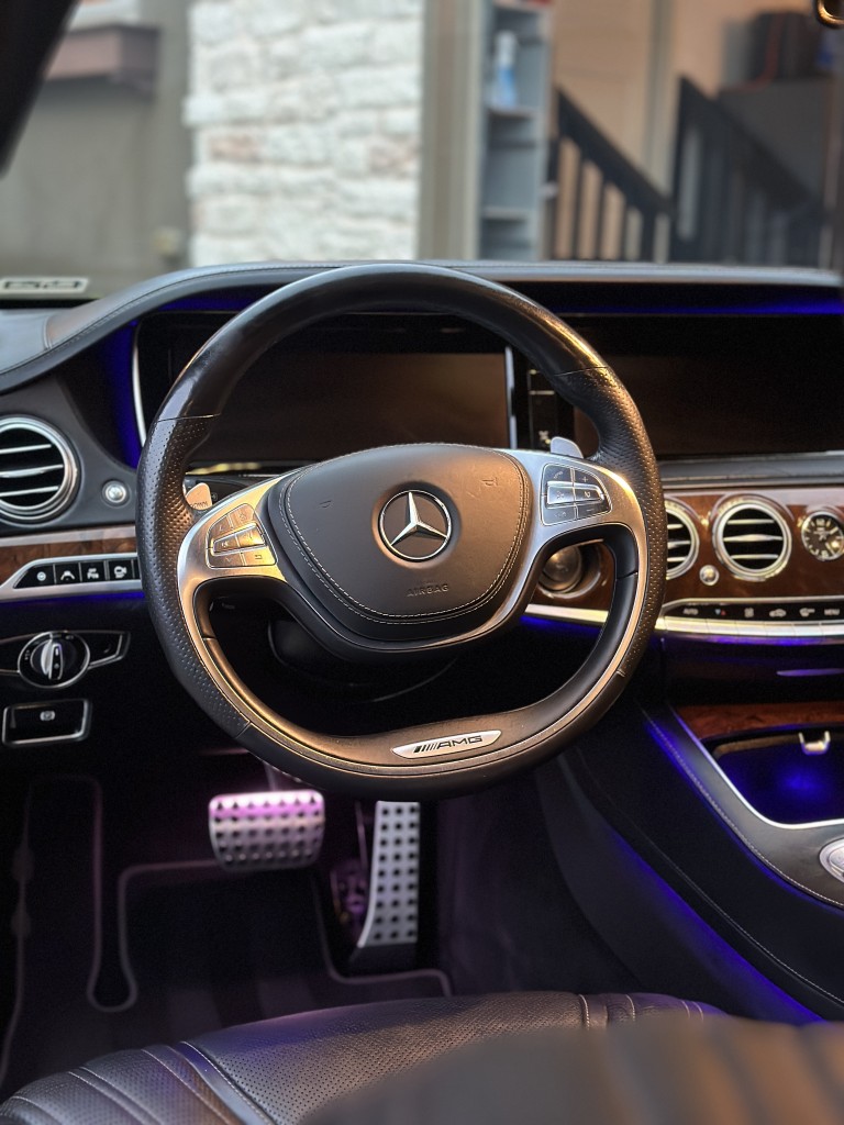 Interior trim after detailing